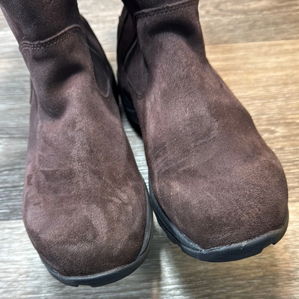 LL bean Brown Suede winter Boots woman’s 8.5 (s31)